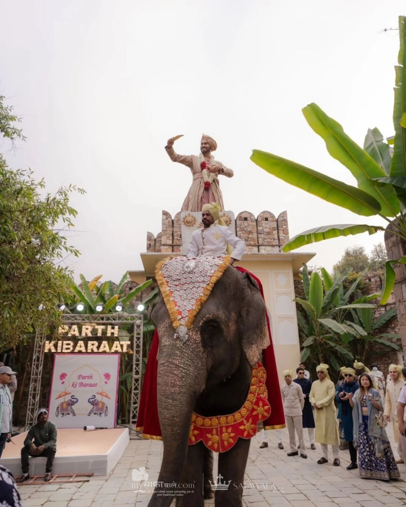 Pastel groom safa photographed in natural daylight for Adyar